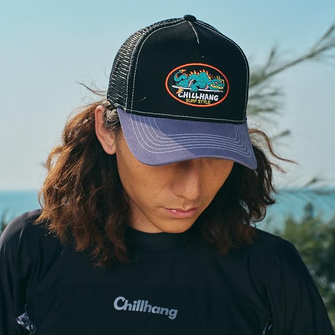 Vintage American-Style Sports Sunscreen Baseball Cap,Outdoor Camping Sunshade Waterproof and Non-Slip Surfing Hat Water Sport