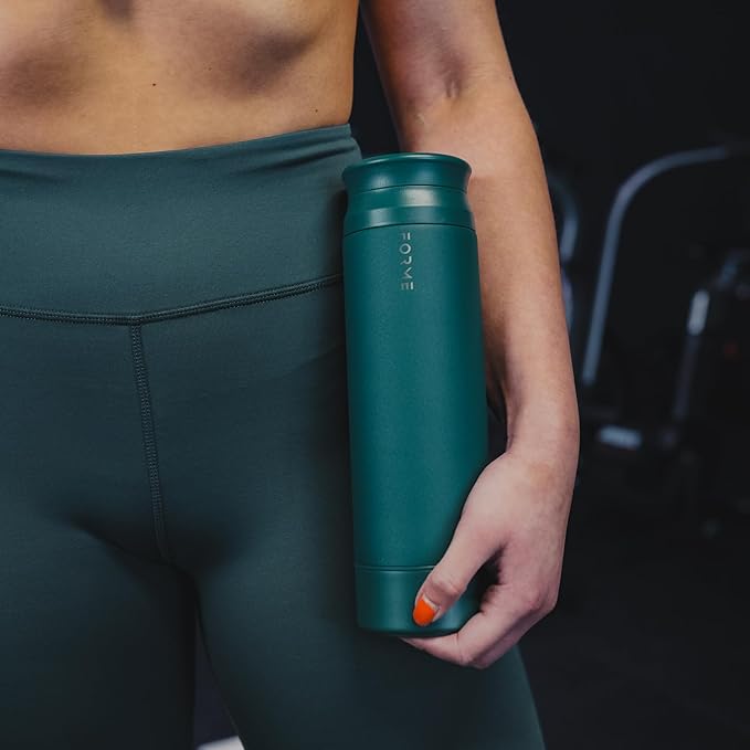 FORME - OG Classic Shaker, 500ml + 35g Stainless Steel Protein Shaker, Double Walled Vacuum Insulated, Cold and Hot Drinks, Silent & Leak Proof, Fits Most Cup Holders (Jungle)
