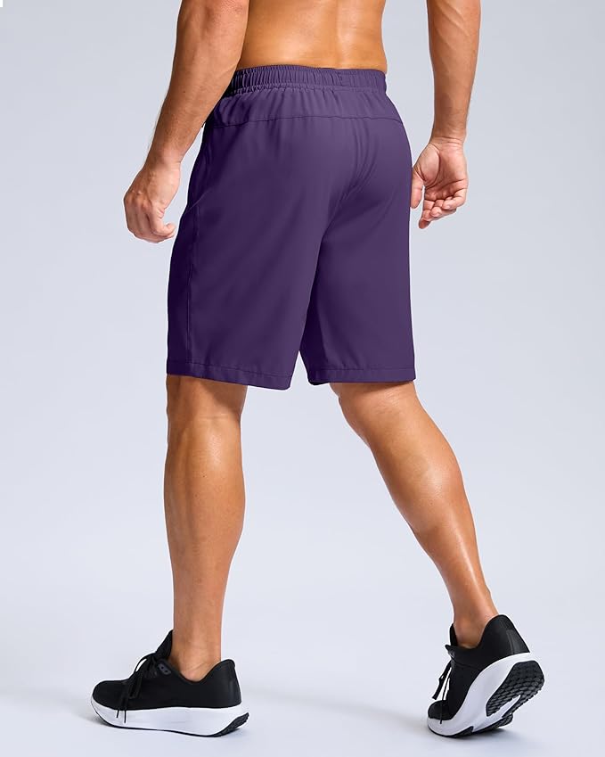 G Gradual Men's Athletic Running Shorts with Zipper Pockets Quick Dry 7"/ 5"/ 9" Workout Gym Shorts for Basketball Hiking