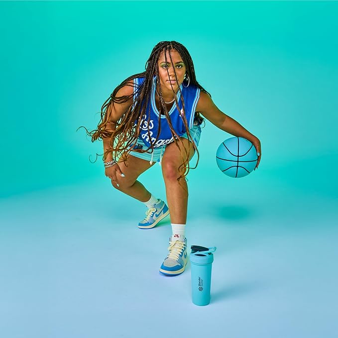 BlenderBottle Strada Sleek - Stainless Steel - 25-oz. - Seafoam