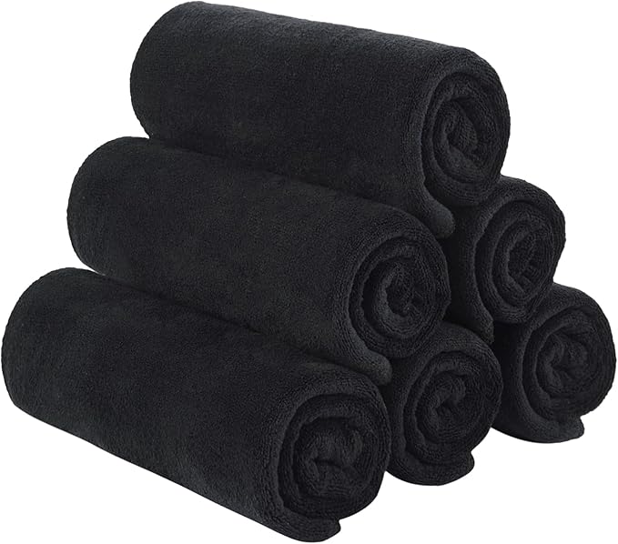 SINLAND Microfiber Gym Towels Sports Fitness Workout Sweat Towel Super Soft and Absorbent 3 Pack 16 Inch X 32 Inch