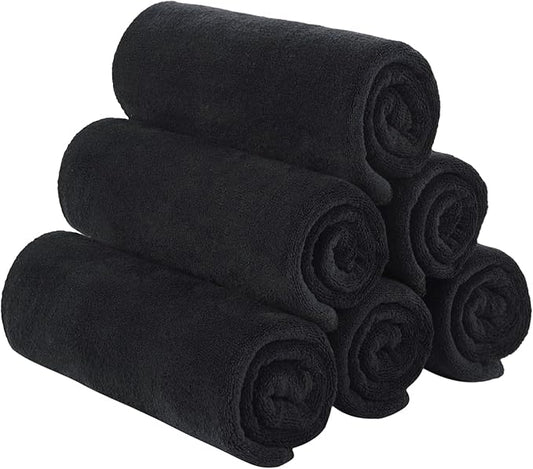 SINLAND Microfiber Gym Towels Sports Fitness Workout Sweat Towel Super Soft and Absorbent 3 Pack 16 Inch X 32 Inch
