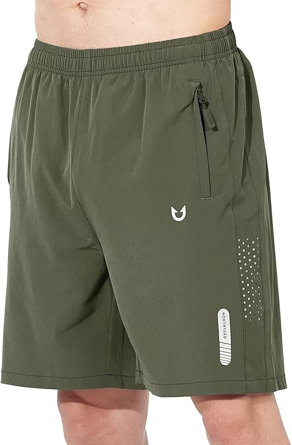 NORTHYARD Men's Athletic Running Shorts Quick Dry Workout Shorts 7"/ 5"/ 9" Lightweight Sports Gym Basketball Tennis Hiking