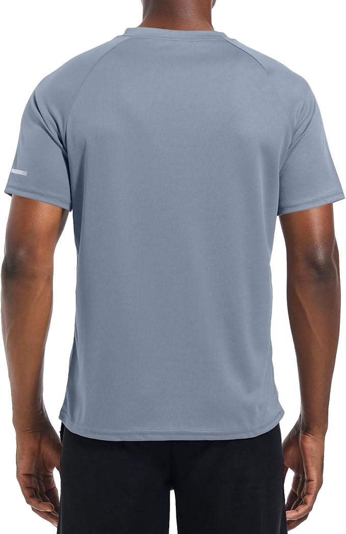 Holure Men's Mesh Quick-Dry Short Sleeve Workout T-Shirt