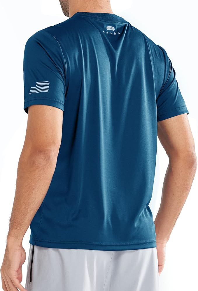 NORTHYARD Men's UPF 50+ Sun Protection Shirts Swim SPF UV Quick Dry Short Sleeve T-Shirts for Athletic Fishing Rash Guard