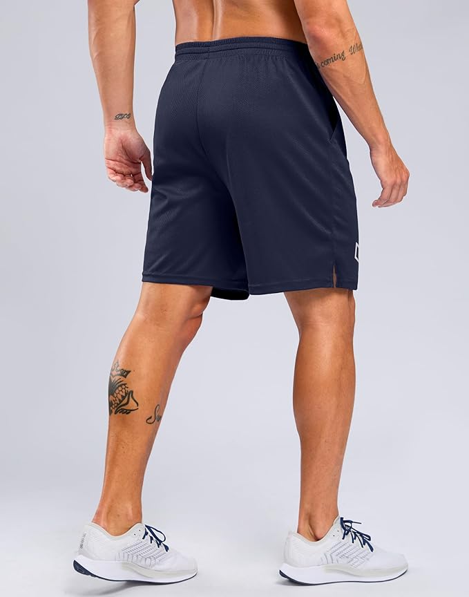 G Gradual Men's Athletic Workout Shorts with Pockets 5"/7"/9" Lightweight Quick Dry Gym Basketball Running Shorts for Men