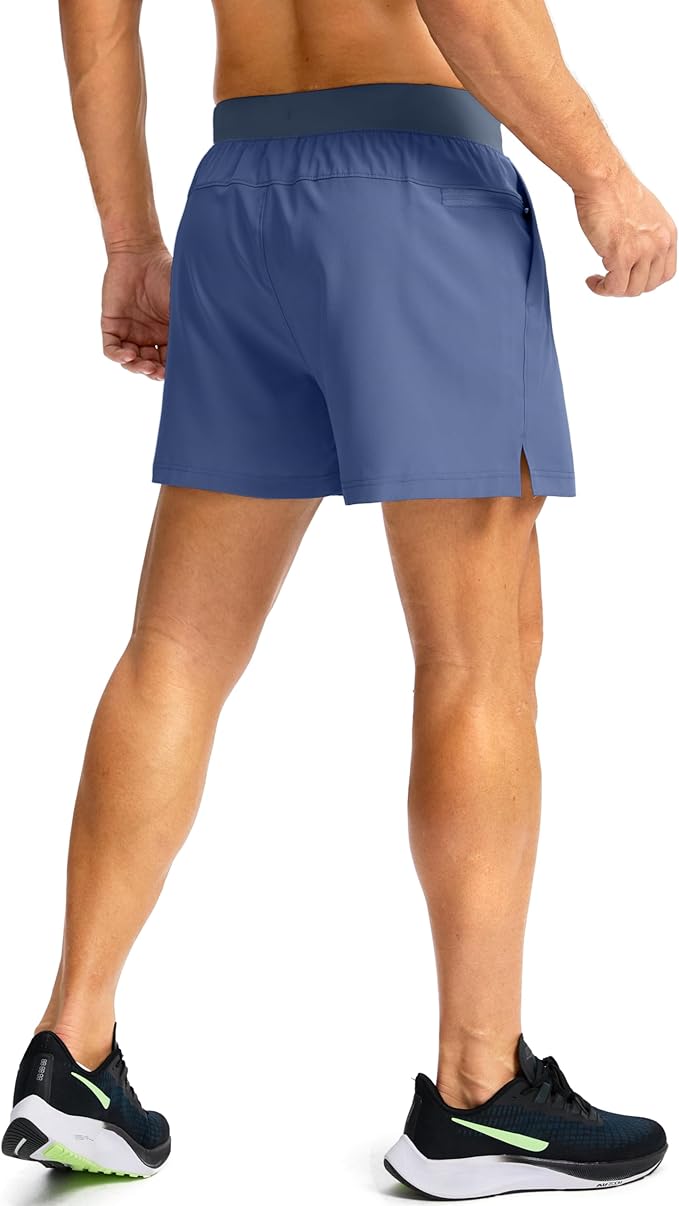 Men's Running Shorts with Zipper Pockets 9 Inch/ 7 Inch / 5 Inch Lightweight Quick Dry Gym Workout Athletic Shorts for Men