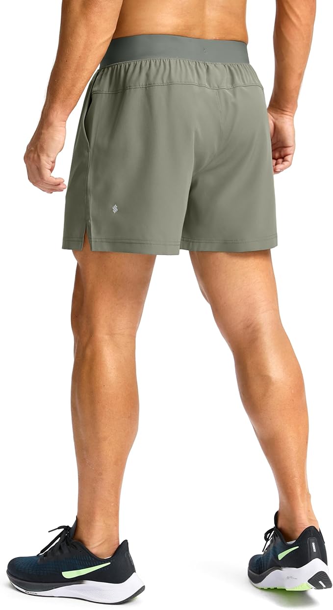 Men's Running Shorts with Zipper Pockets 9 Inch/ 7 Inch / 5 Inch Lightweight Quick Dry Gym Workout Athletic Shorts for Men