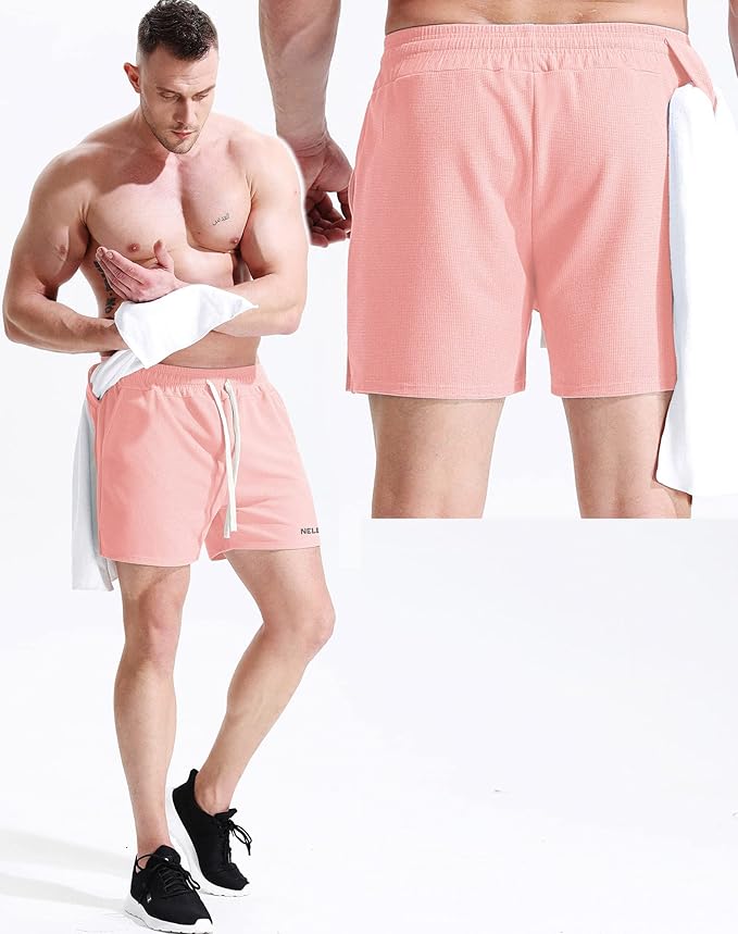 NELEUS Men's 7 inch Running Shorts Athletic Gym Workout Shorts with Pockets