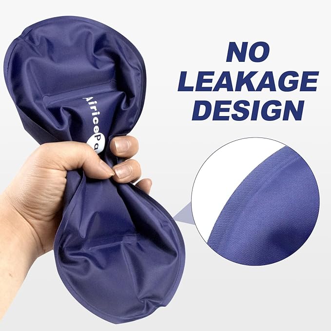 Ice Packs for Injuries Reusable (3-Piece Set) Hot Cold Gel Wraps for Joint Pain, Muscle Soreness, Adjustable & Flexible for Back, Knees, Shoulders, Arms and Legs