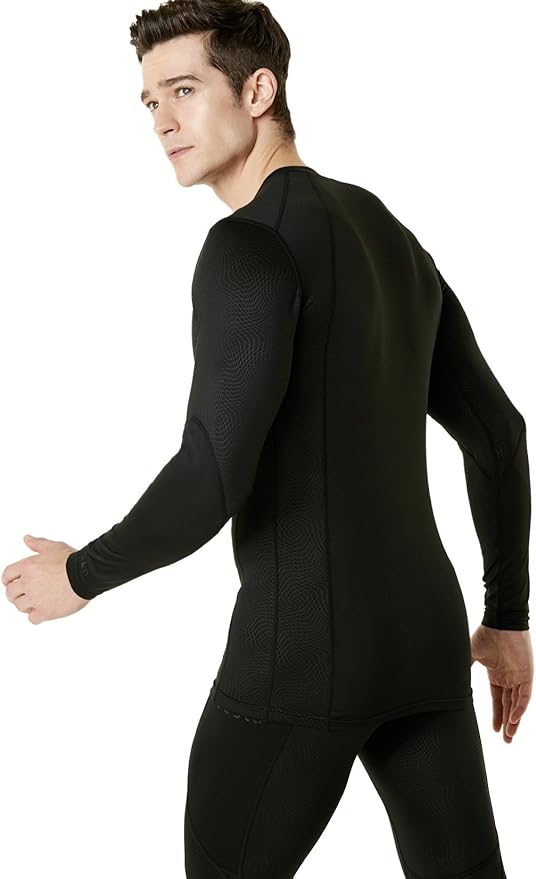 TSLA Men's Thermal Long Sleeve Compression Shirts, Athletic Base Layer Top, Winter Gear Running T-Shirt