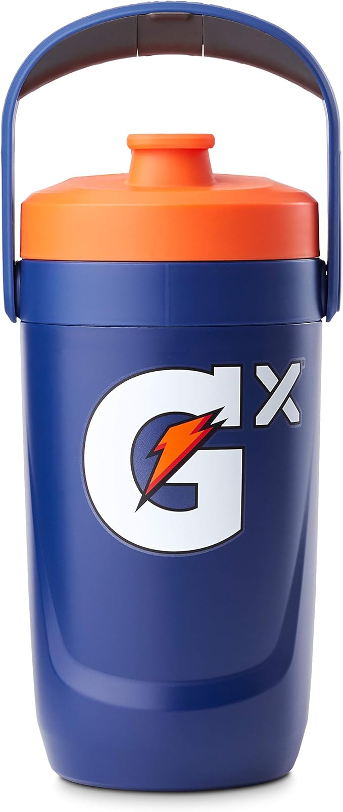 Gatorade Gx Performance Jug, 64oz, Leakproof, Non Slip Grip, Great for Athletes, Navy