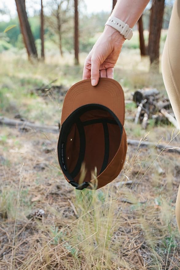 Tillak Wallowa Kodra Hat, Lightweight Oxford Nylon 5 Panel Cap with Snap Closure