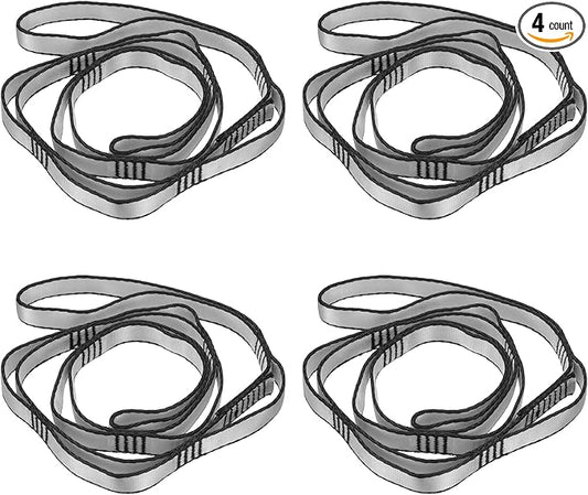 PATIKIL Daisy Chain Straps, Strong Climbing Strap Adjustable Nylon Chain Sling with Loops for Aerial Yoga Hammock Swing