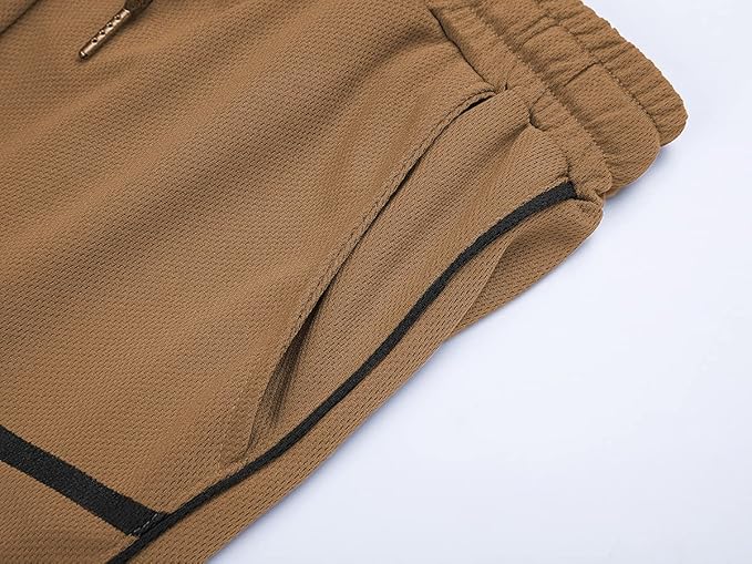 FLYFIREFLY Men's Gym Workout Shorts Running Lightweight Athletic Short Pants Bodybuilding Training