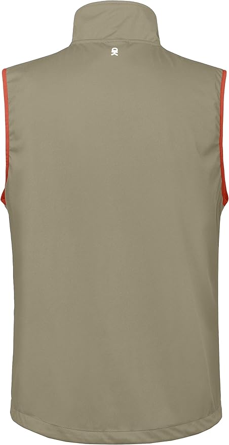 Little Donkey Andy Men's Lightweight Softshell Vest Windproof Sleeveless Jacket for Travel Hiking Running Golf