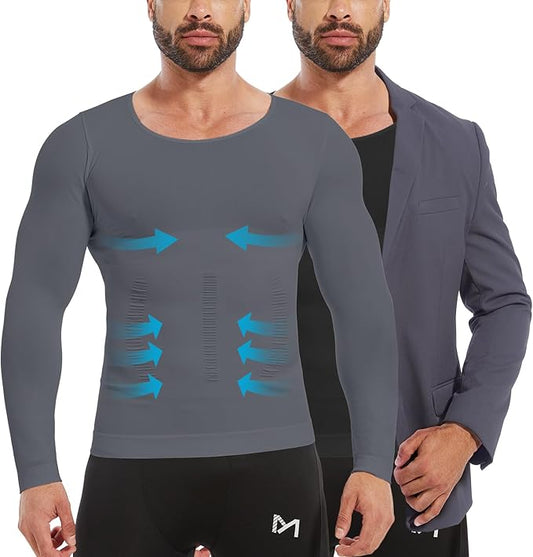 Gynecomastia Compression Shirt Men, Slimming Undershirt Compression Tank Top Mens Shapewear Body Shaper