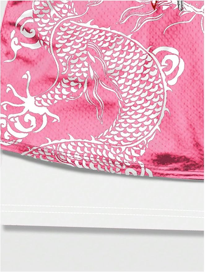 Men's Graphic Shorts with Liner Cross Print Drawstring 2 in 1 Gym Track Bottoms