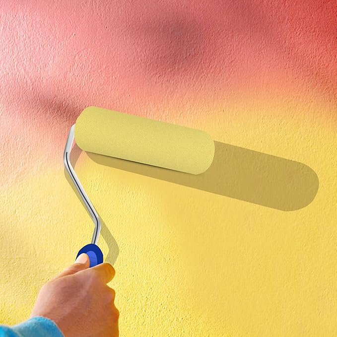 Mister Rui Foam Paint Roller Covers, Foam Paint Roller 4 Inch Sponge Paint Roller, Pack of 30, High Density Foam Brings Smooth Finishes, Perfect for Cabinets, Cupboards, Doors