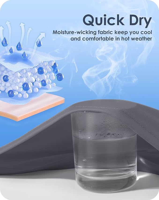 Boladeci Men's Tank Top Workout Athletic Quick Dry UPF 50+ Sun Protection Lightweight Summer Beach Gym Sleeveless Shirts