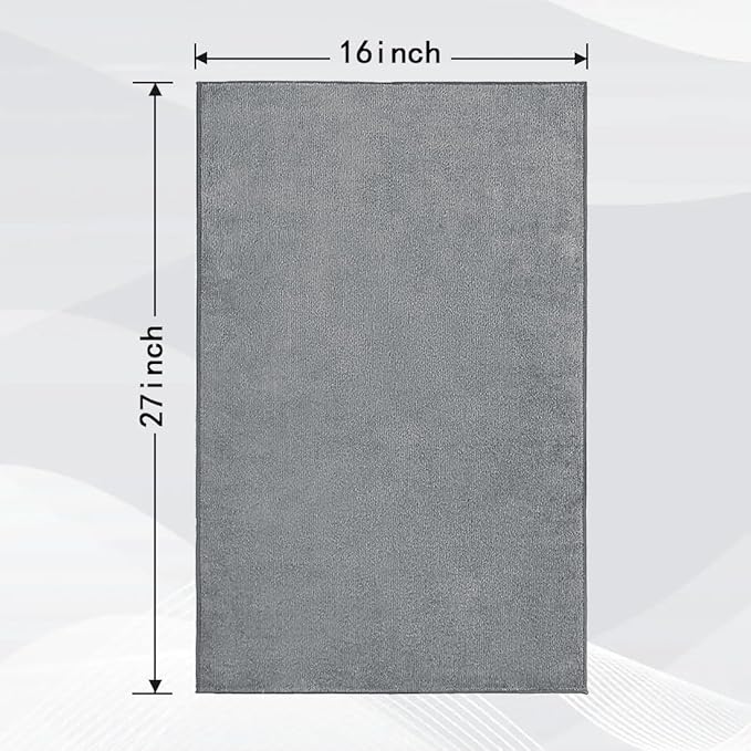 Orighty Gym Towels, Highly Absorbent Sweat Towels, Soft and Quick Drying Gym Towel for Daily Use, Multi-Purpose Towel for Sport, Salon, Spa, Hotel, 16 x 27 Inch, Grey, 6 Pack