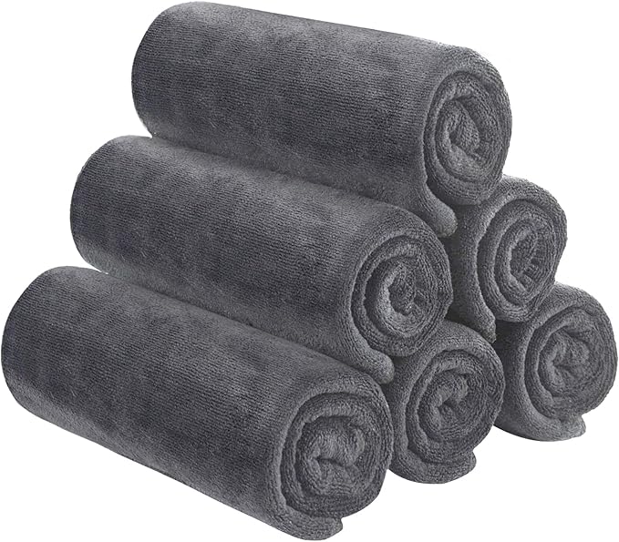 SINLAND Microfiber Gym Towels Sports Fitness Workout Sweat Towel Super Soft and Absorbent 3 Pack 16 Inch X 32 Inch