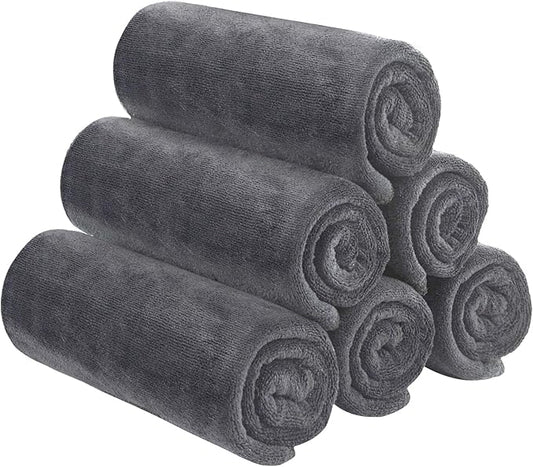 SINLAND Microfiber Gym Towels Sports Fitness Workout Sweat Towel Super Soft and Absorbent 3 Pack 16 Inch X 32 Inch