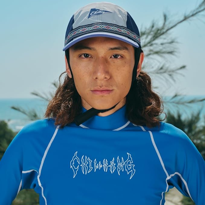 Vintage American-Style Sports Sunscreen Baseball Cap,Outdoor Camping Sunshade Waterproof and Non-Slip Surfing Hat Water Sport