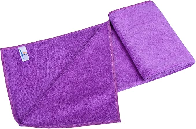 HOPESHIN Gyms Yoga Towels - Absorbent Microfiber Workout Towels for Men & Women, Soft, Fast Drying 3 Pack, 16x32 Inch