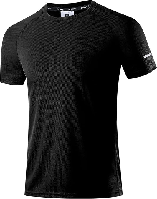 Holure Men's Mesh Quick-Dry Short Sleeve Workout T-Shirt