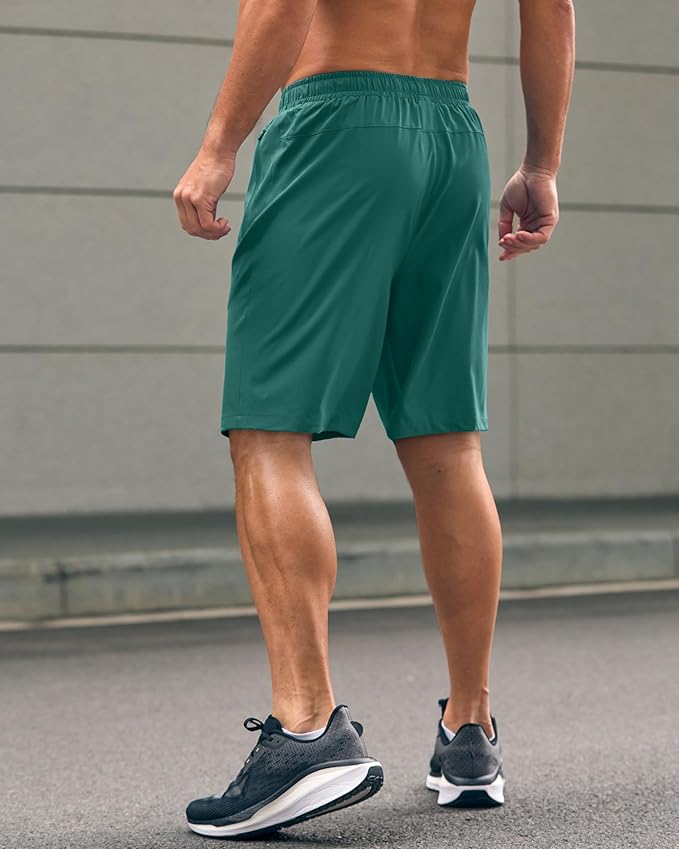 G Gradual Men's Athletic Running Shorts with Zipper Pockets Quick Dry 7"/ 5"/ 9" Workout Gym Shorts for Basketball Hiking