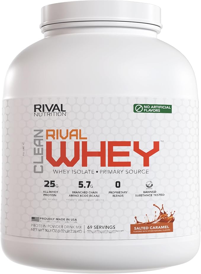 Naturally Flavored Rival Whey - Salted Caramel - 5lb