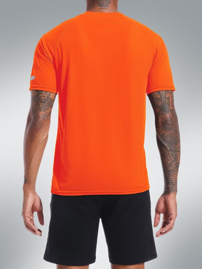 Holure Men's Mesh Quick-Dry Short Sleeve Workout T-Shirt