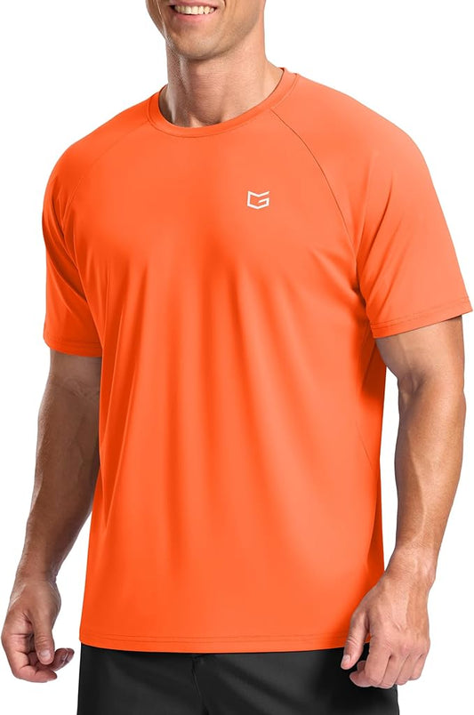 G Gradual Men's Workout Athletic T-Shirts Moisture Wicking Cooling Running Shirts Short Sleeve Performance Tee for Gym Tennis