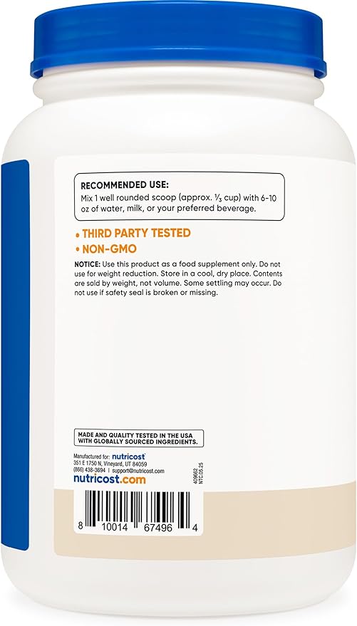 Nutricost Whey Protein Isolate (Cookies N Cream, 2 Pounds)