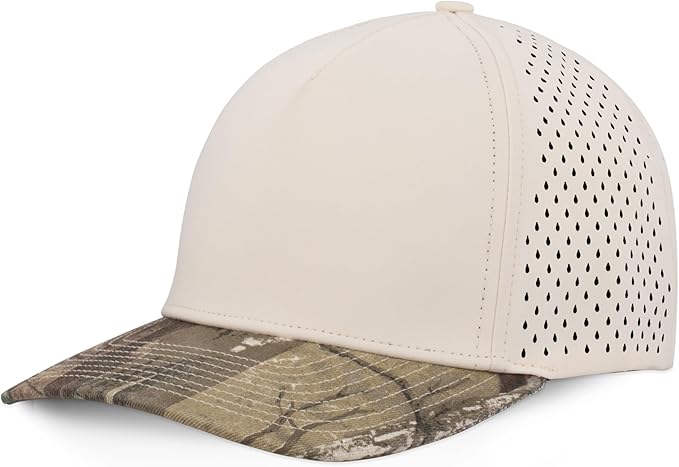 Gilbert Performance Snapback Hat | 5 Panel Blank Cap for Men & Women | Breathable & Lightweight | Curved Bill