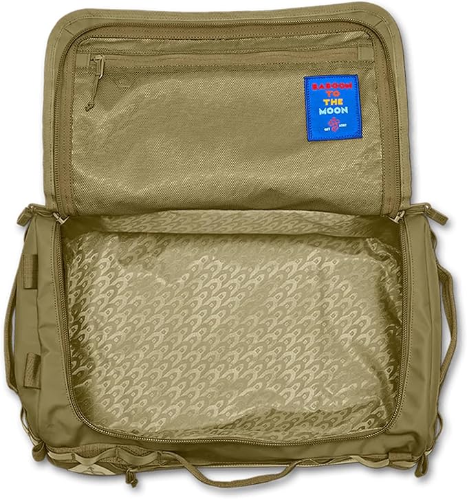 Baboon to the Moon Go-Bag Mini Duffle Bag - Detachable Straps, Small Gym Bag, Travel Duffel Bags for Women and Men, Duffle Bag for Travel, Backpack, Overnight Bag (Crocodile)