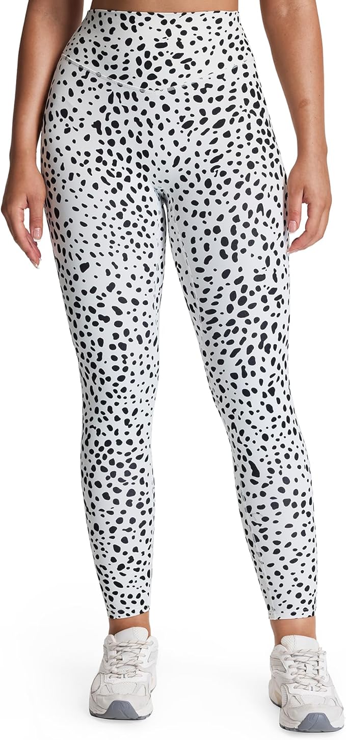 Aoxjox High Waisted Workout Leggings for Women Tummy Control Buttery Soft Yoga Metamorph Deep V Pants 26"