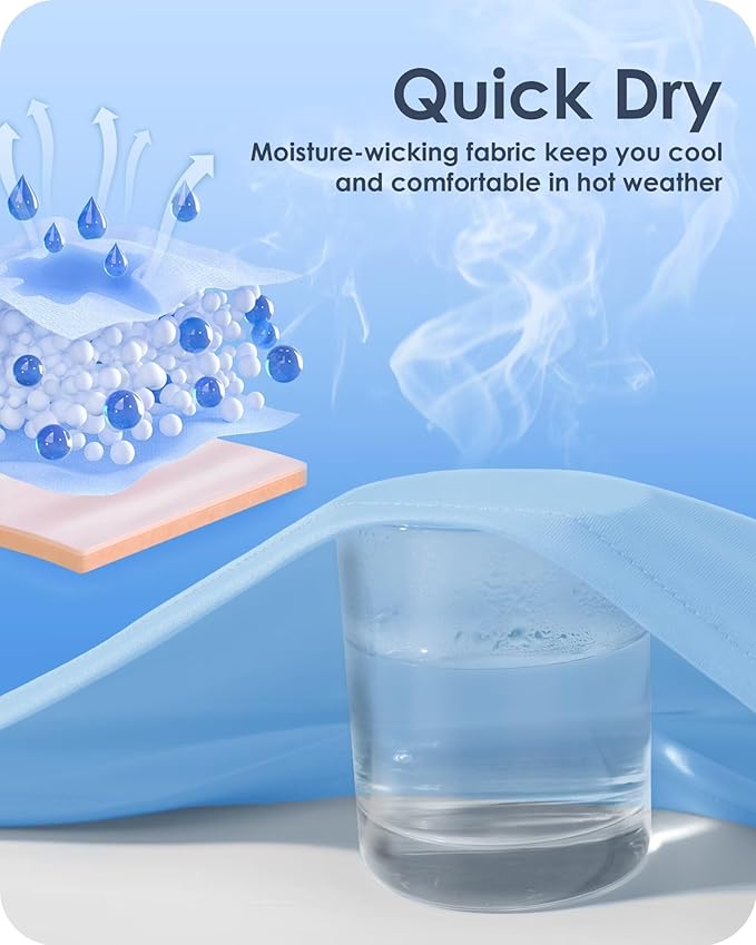 Boladeci Men's Tank Top Workout Athletic Quick Dry UPF 50+ Sun Protection Lightweight Summer Beach Gym Sleeveless Shirts