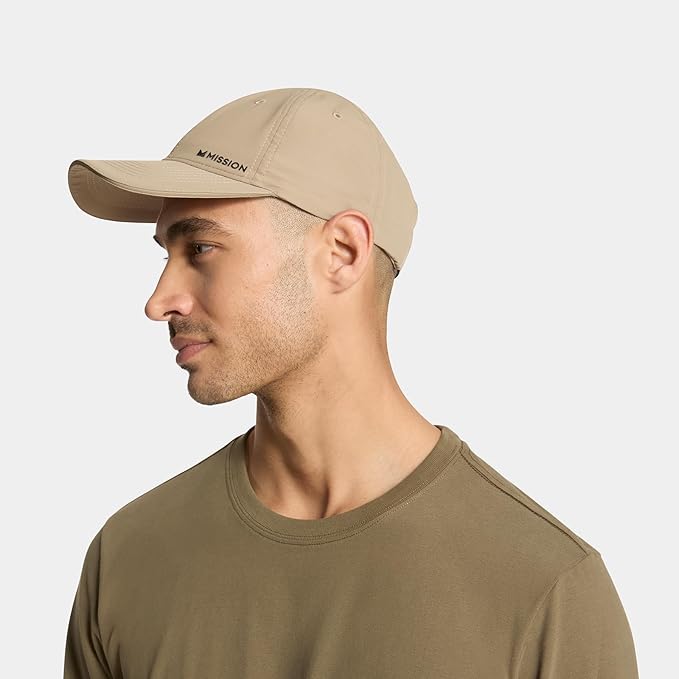 MISSION Cooling UPF Performance Hat - Unisex One Size Cap for Workouts, Golf & Running - Sweat & Water Activated Technology