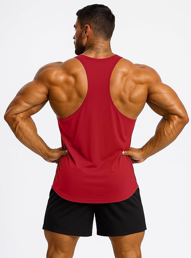 Men's Bodybuilding Stringer Tank Top Sleeveless Gym Shirts