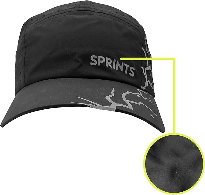 Sprints Race Day Performance HyperG Racing Cap | The Lightweight, Quick Dry, Running, Sport Hat, One Size, Unisex