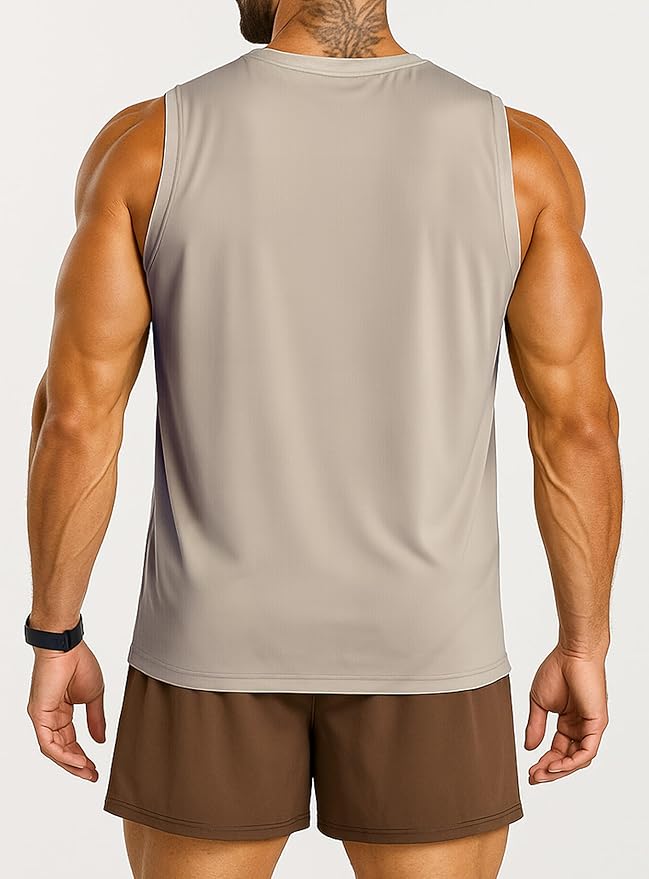 Men's Athletic Tank Tops Sleeveless Muscle Shirts Workout Running Bodybuilding Gym Tanks