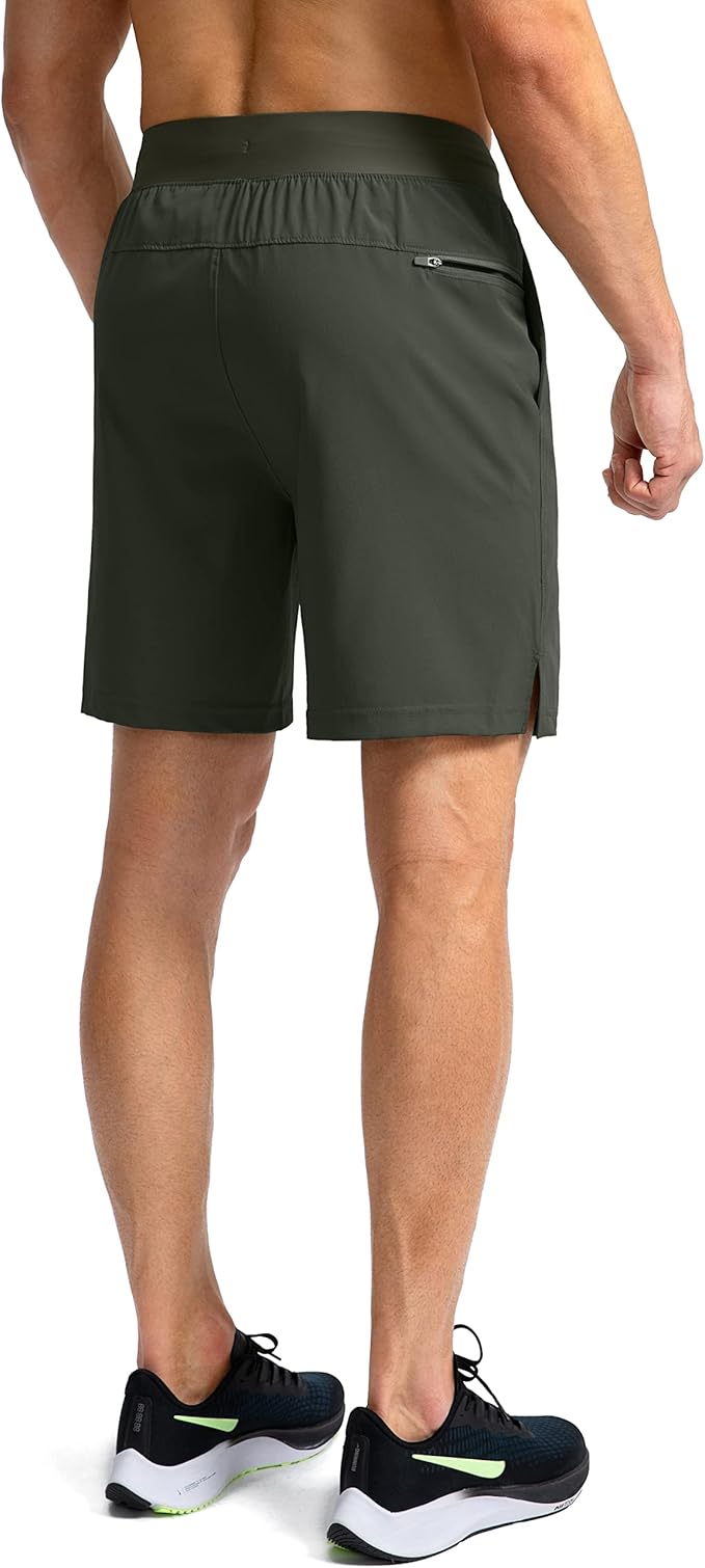 Men's Running Shorts with Zipper Pockets 9 Inch/ 7 Inch / 5 Inch Lightweight Quick Dry Gym Workout Athletic Shorts for Men