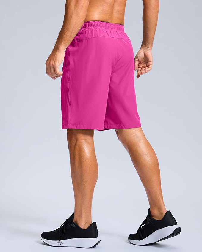 G Gradual Men's Athletic Running Shorts with Zipper Pockets Quick Dry 7"/ 5"/ 9" Workout Gym Shorts for Basketball Hiking