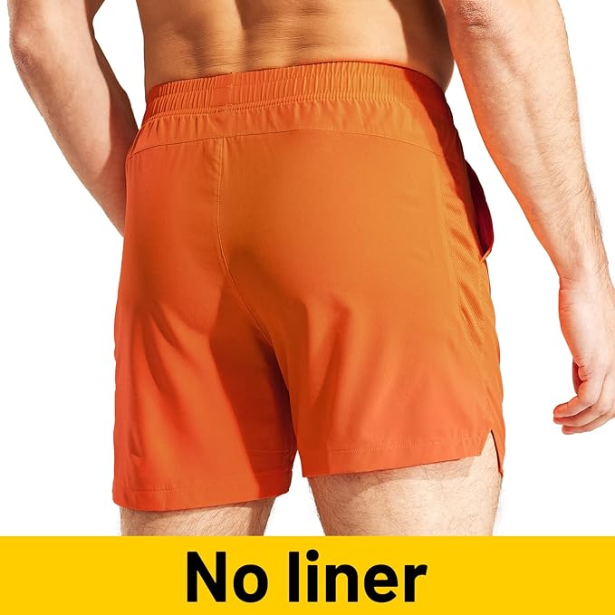 MIER Men's Workout Running Shorts Quick Dry Active 5 Inches Shorts with Pockets, Lightweight, Breathable