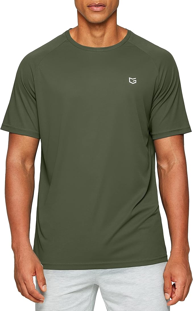 G Gradual Men's Workout Quick Dry T-Shirts Short Sleeve Lightweight Cooling Gym Shirts Tee for Running, Beach, Hiking