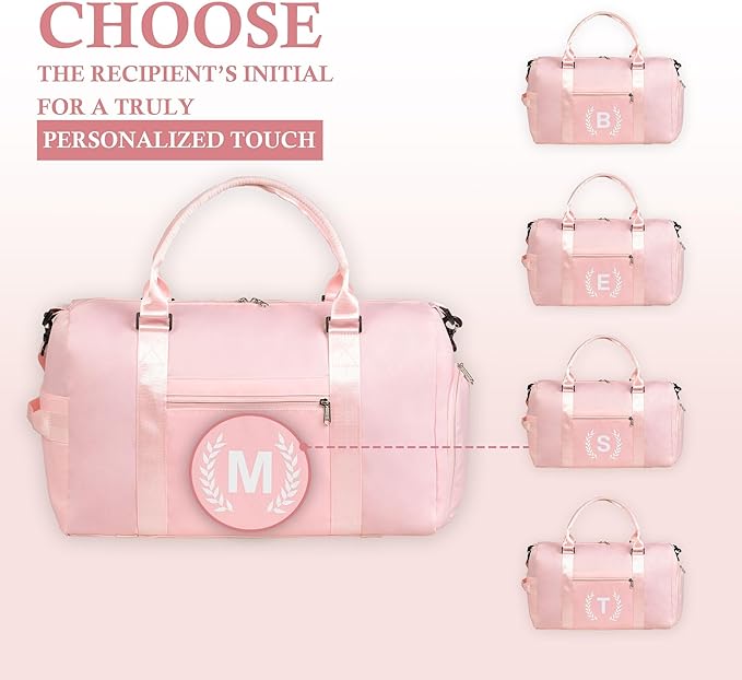 Gym Duffel Bag, Red, Personalized with Initials, Spacious with Shoe Compartment, Wet Pocket, Mat Strap, Travel-Friendly, Versatile Carry Options Materials