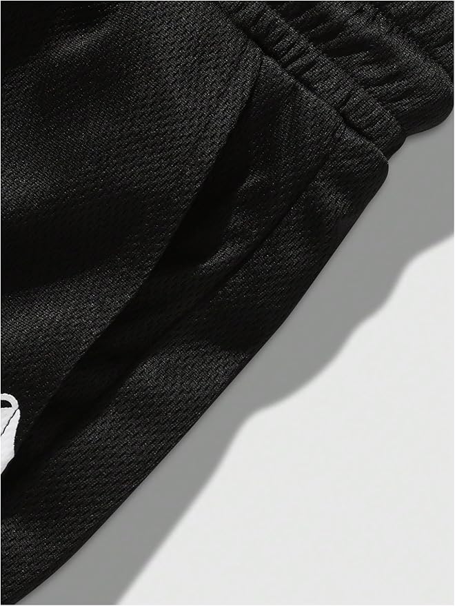 Men's Graphic Shorts with Liner Cross Print Drawstring 2 in 1 Gym Track Bottoms