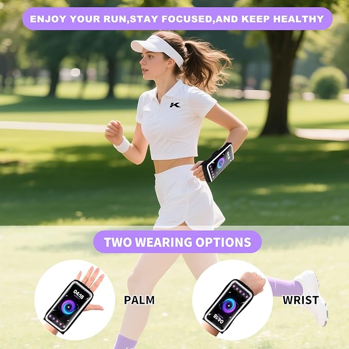 Running Armband for Phone, Adjustable Reflective Sports Wristband & Forearm Band for iPhone 17/16/15/14/13 Pro Max Samsung Galaxy S23/S22, up to 7", Secure Fitness Phone Holder for Men Women